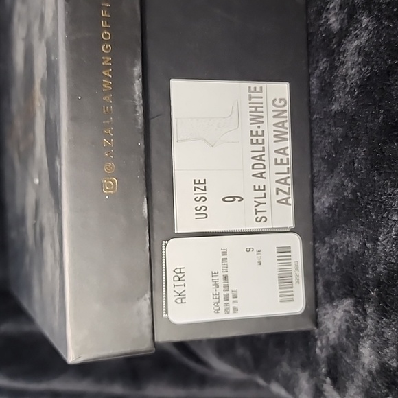 Azalea Wang White Embellished Stilleto Bootie 8.5/9 - Picture 9 of 11